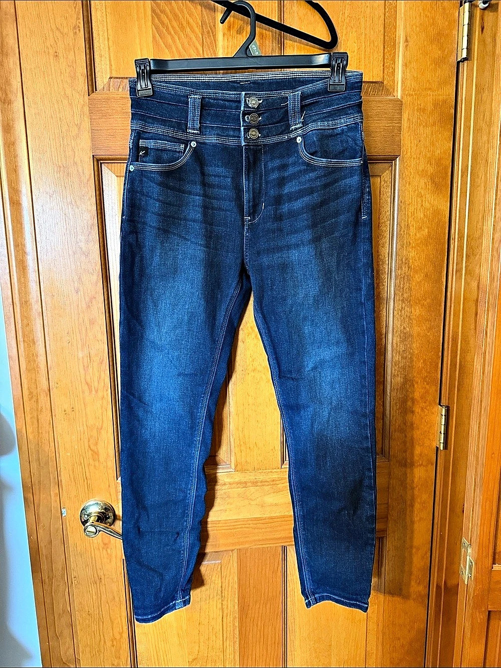 KanCan Alexandria High Rise Super Skinny Jeans Blue Waist 11